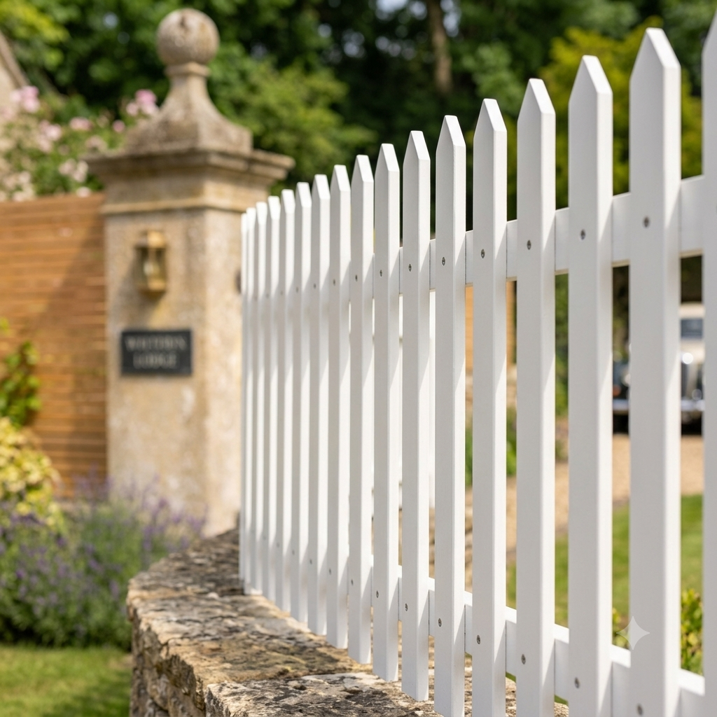 Picket fencing - classic picket fence