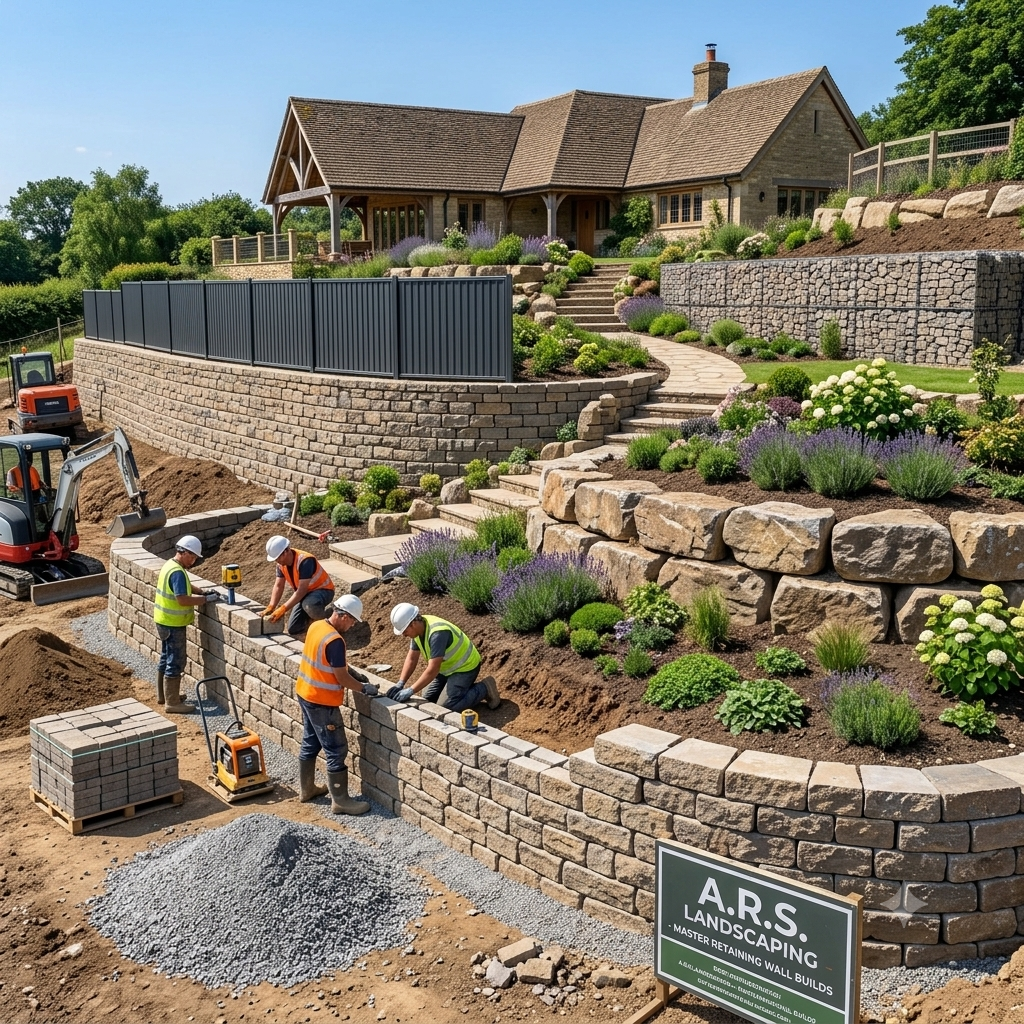 Retaining wall - landscaping retaining wall